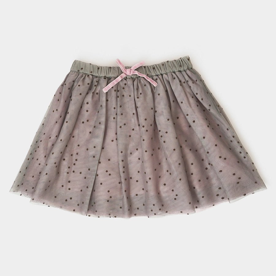 Baby Girl Tulle Tutu Skirt Grey & Pink Skirt 1