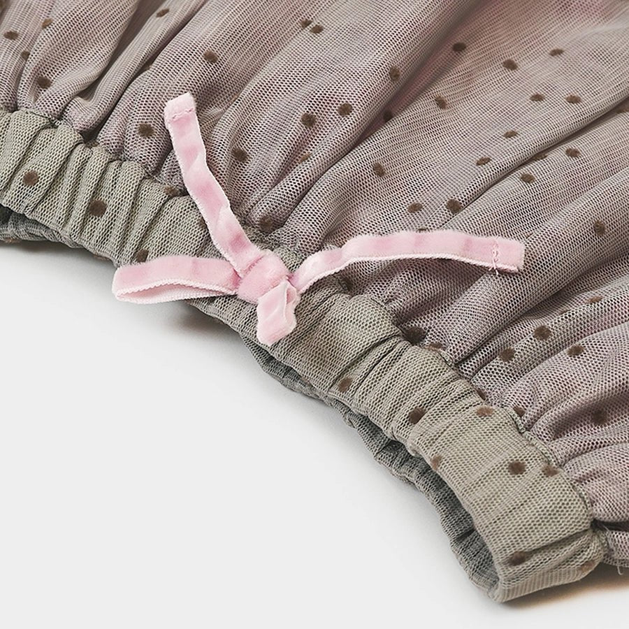 Baby Girl Tulle Tutu Skirt Grey & Pink Skirt 5