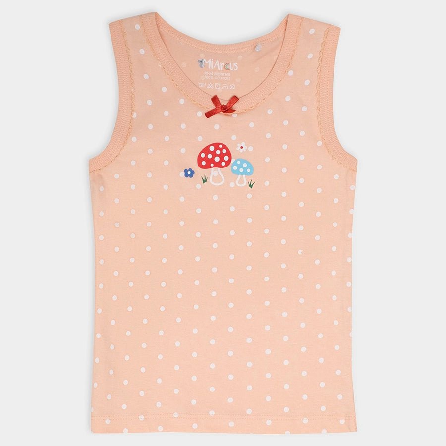 Baby Girl Vest with Blossom Print - (Pack of 3) Vest 4