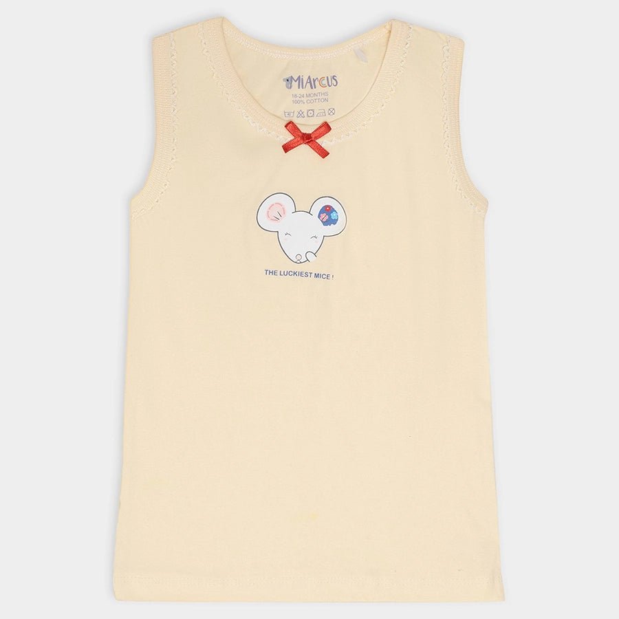 Baby Girl Vest with Blossom Print - (Pack of 3) Vest 2