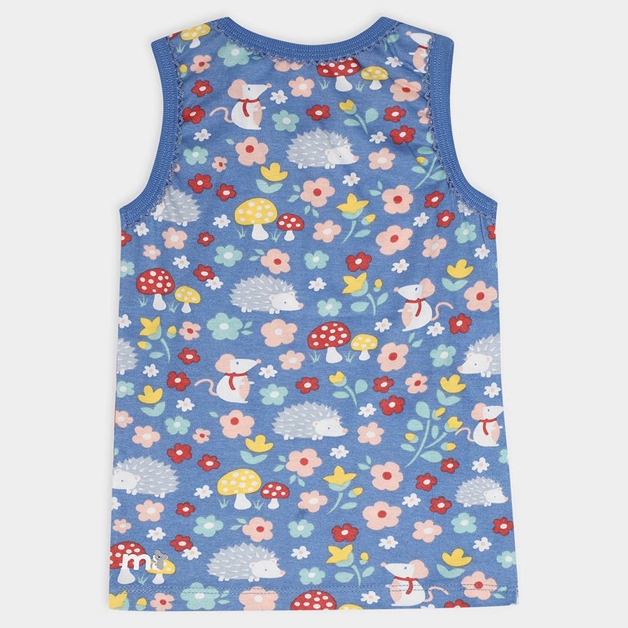 Baby Girl Vest with Blossom Print - (Pack of 3) Vest 7