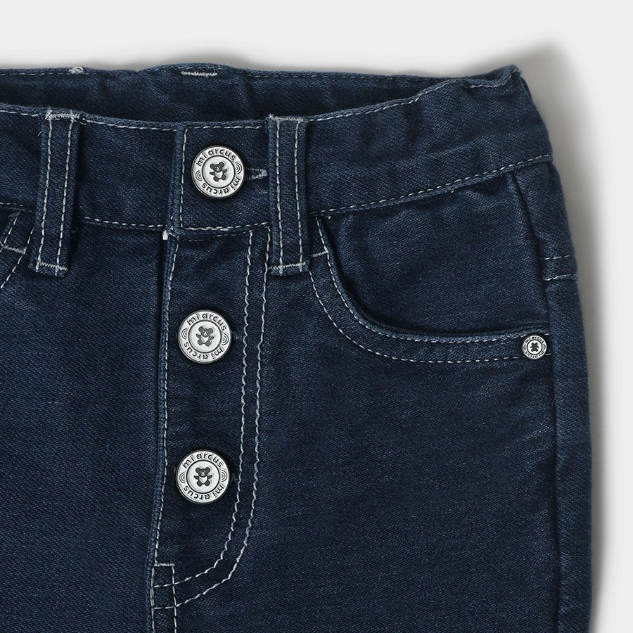 Baby Girls Flare Fit Denim Denim 5