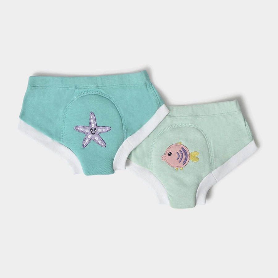 Baby Girls Potty Training Pants ( Pack of 2) Pants 1