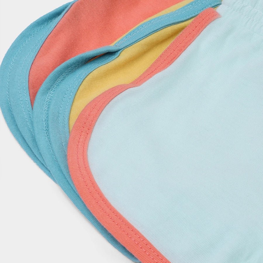 Baby Solid Color Shorts (Pack of 3) Shorts 9