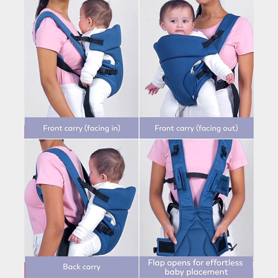 Mi Arcus Bloom Hip Seat Blue Baby Carrier Bag Baby Carry Belt