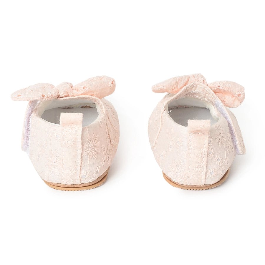 Bloom Blush Rexine Ballerina Pink Shoes 7