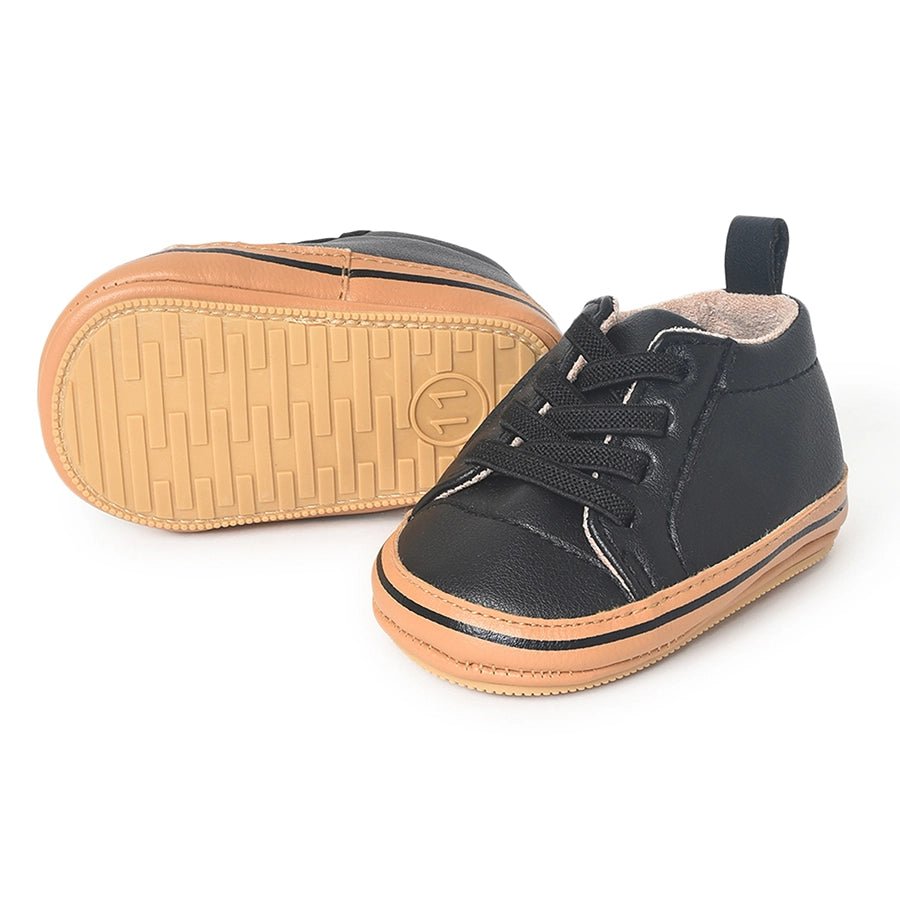 Bloom Dusky Rexine Shoe Black Shoes 6