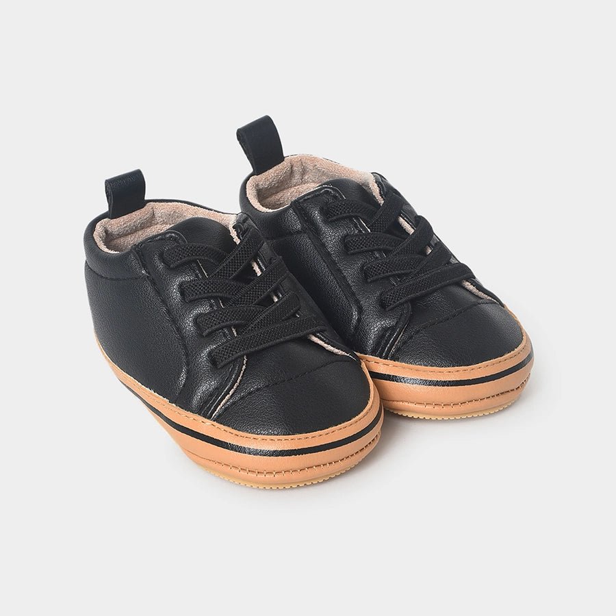 Bloom Dusky Rexine Shoe Black Shoes 2