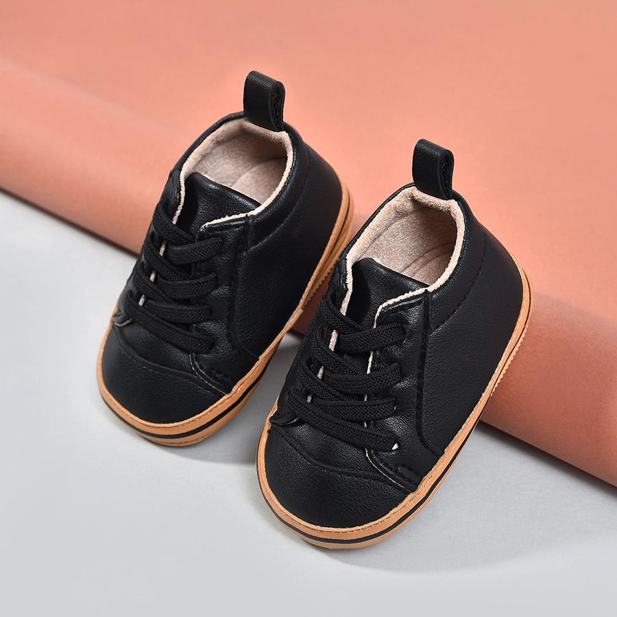 Bloom Dusky Rexine Shoe Black Shoes 1
