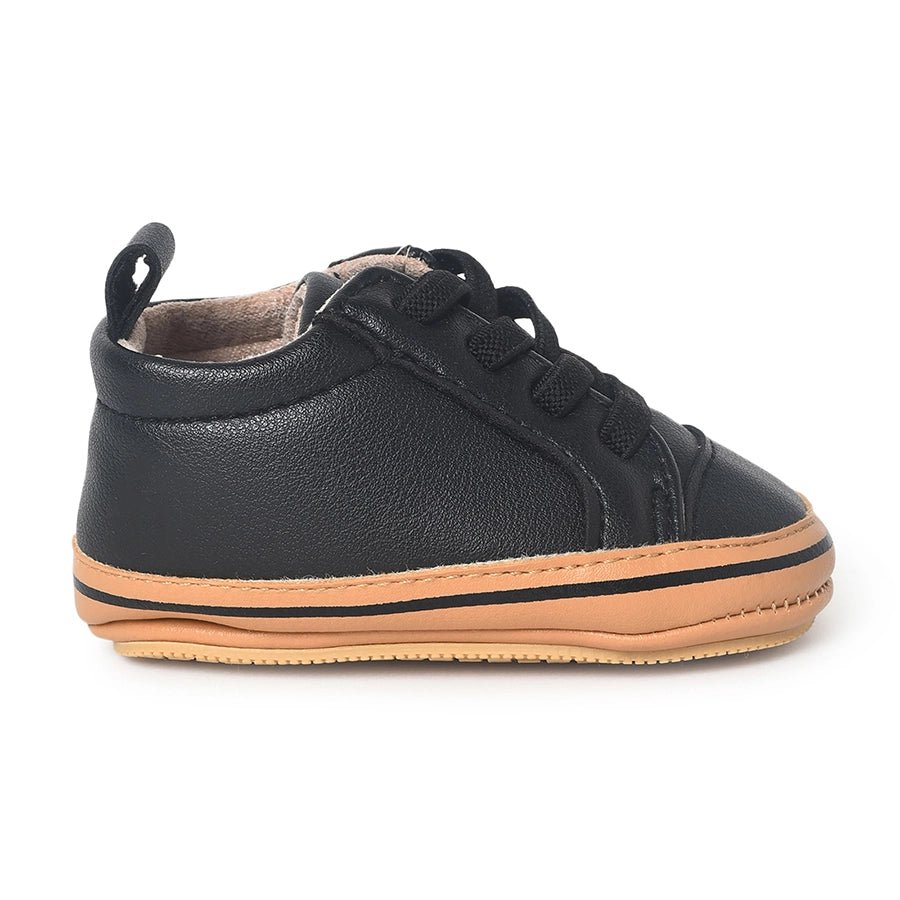 Bloom Dusky Rexine Shoe Black Shoes 4
