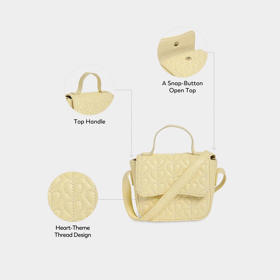 Bloom Faint Yellow Sling Bag Sling Bag 3