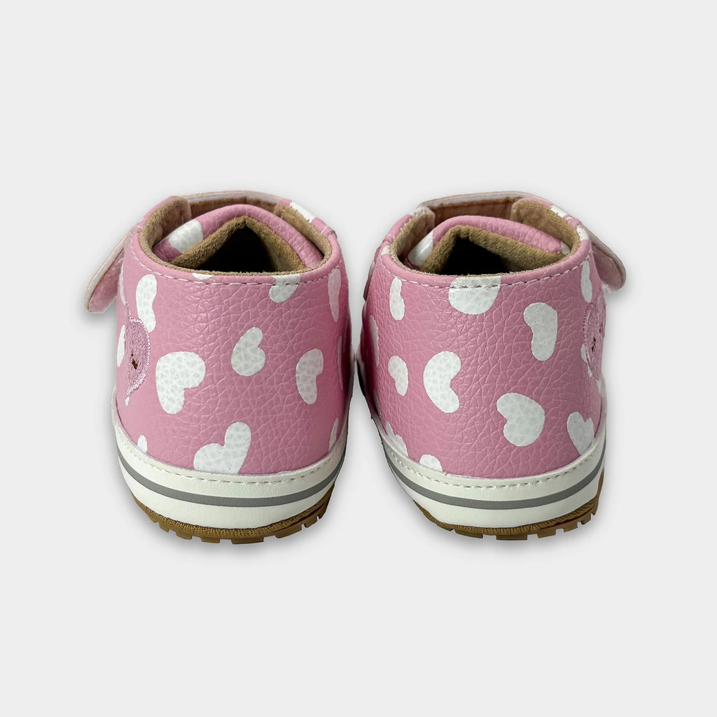 Bloom Fleur Heart Print Booties Booties 4