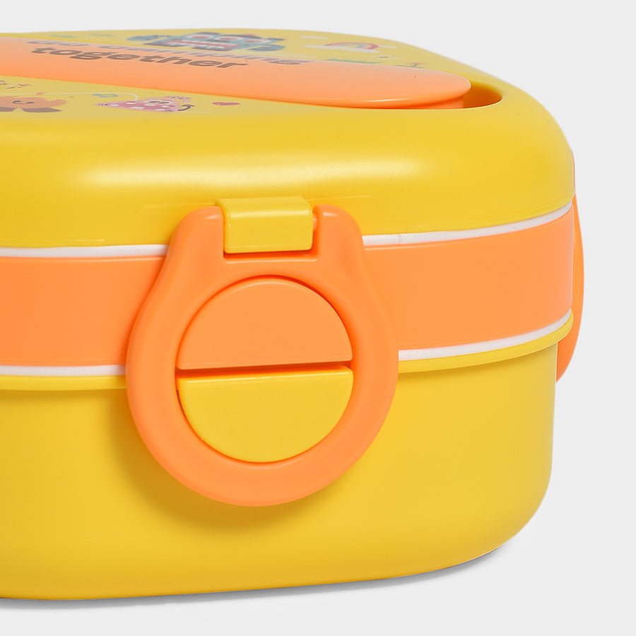 Bloom Food Fun Double Layer Lunch Box Yellow Lunch Box 8