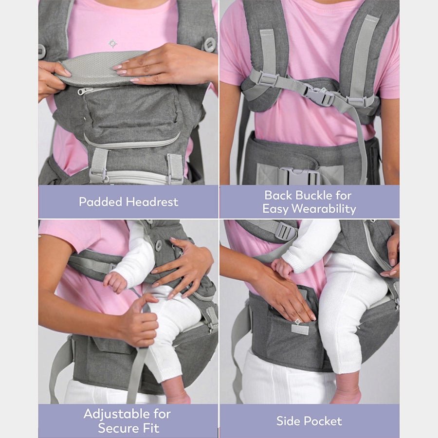 Bloom Hip Seat Baby Carrier Grey Baby Carrier 14