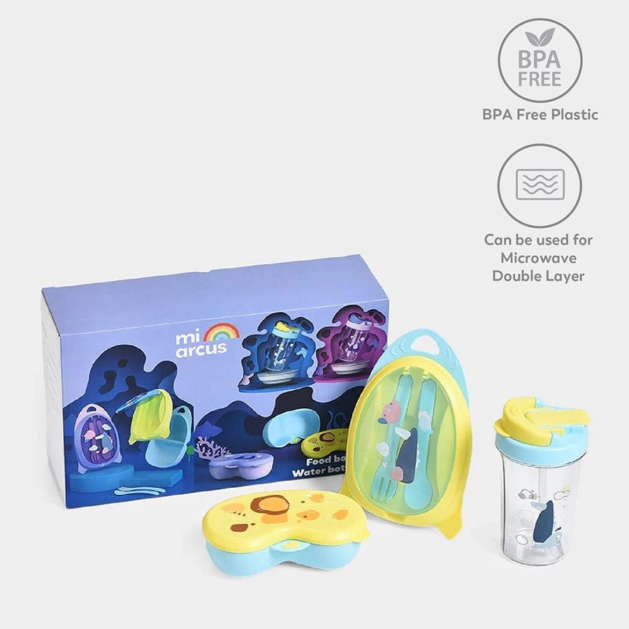 Bloom Jolly Food Box & Water Bottle Set Yellow Lunch Box 15