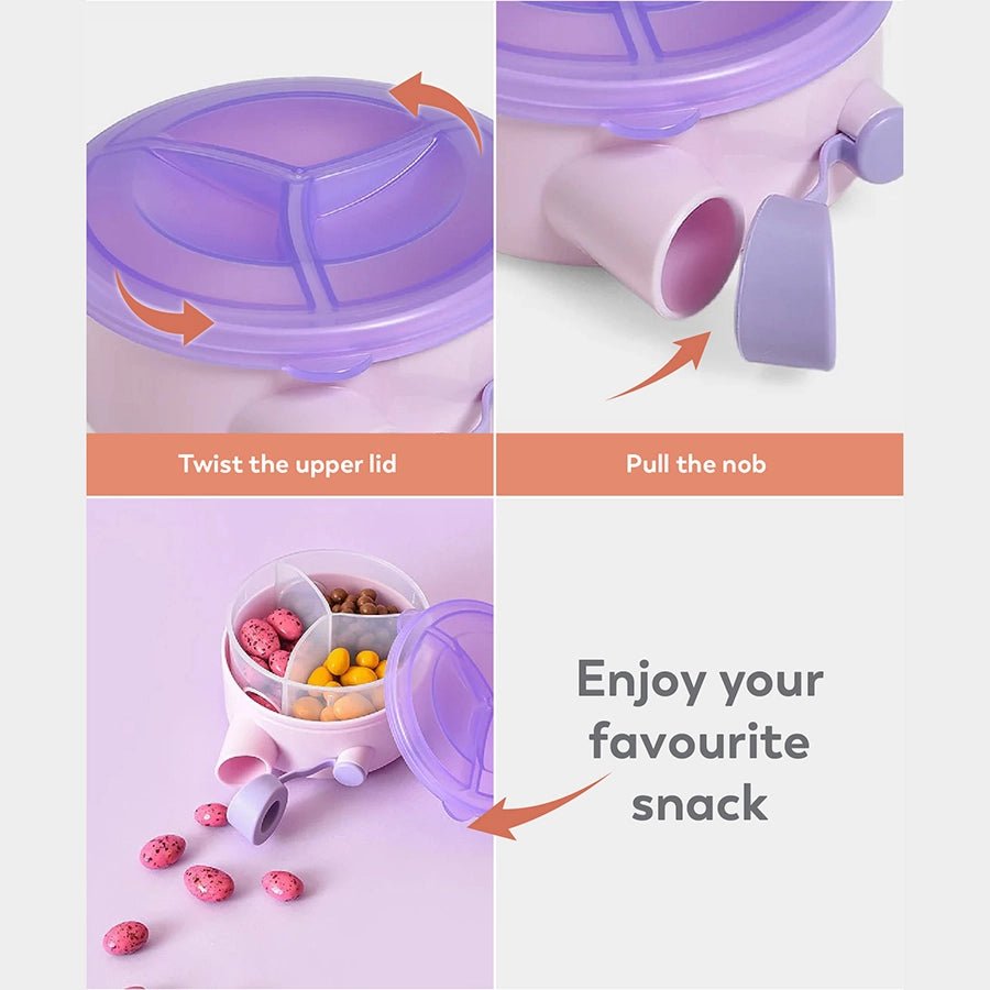 Bloom Magic Multi Storage Snack Box Purple Snack Box 4