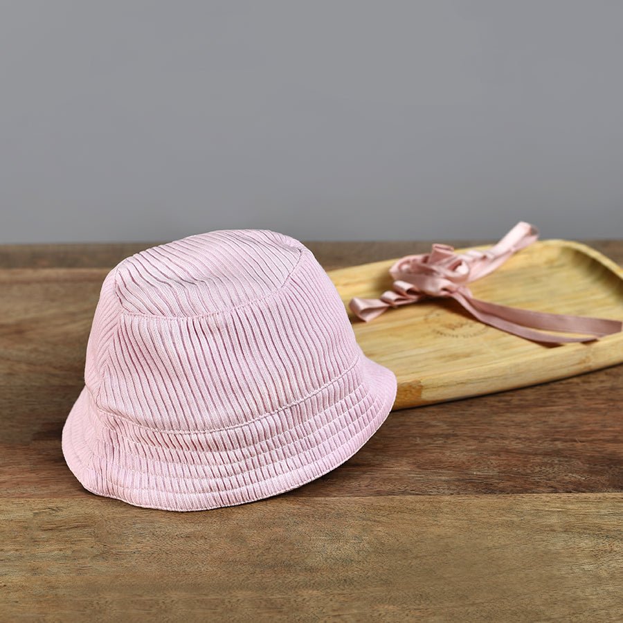Bloom Solid Pink Bucket Hat Hat 1
