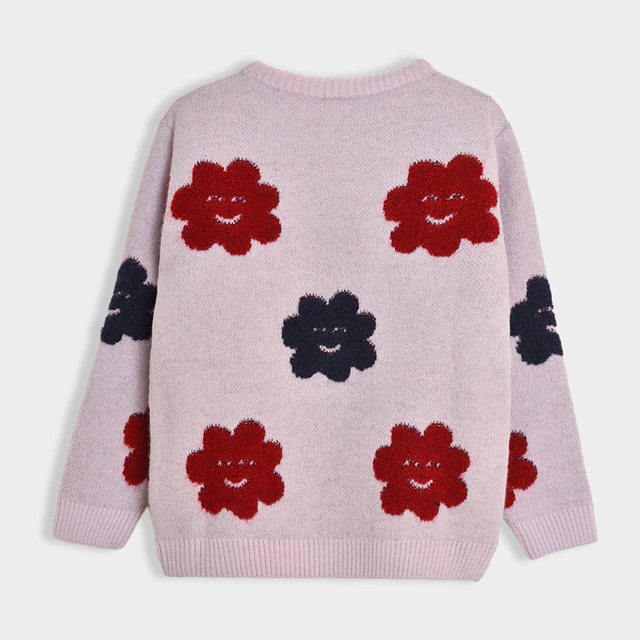 Bonjour Bloom Knitted Sweater Sweater Full Sleeves 3