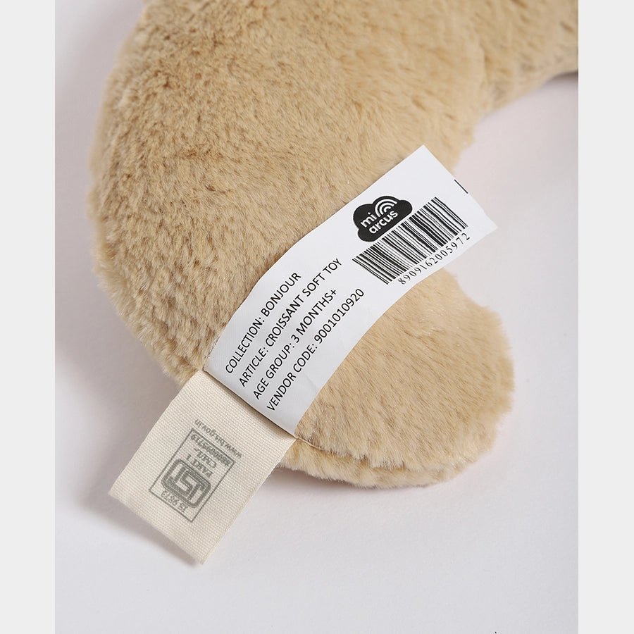 Bonjour Croissant Soft Toy Playing 5