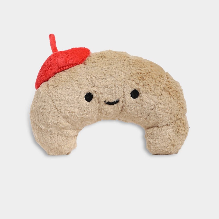 Bonjour Croissant Soft Toy Playing 2