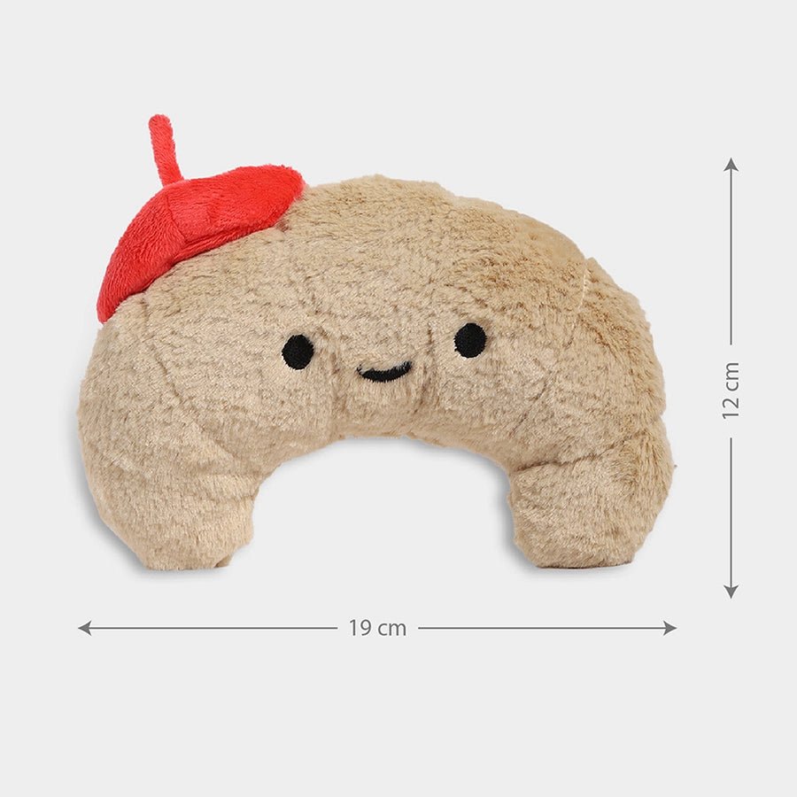 Bonjour Croissant Soft Toy Playing 3