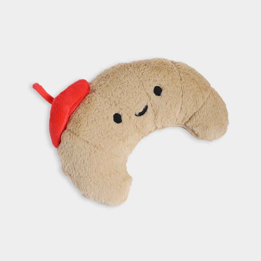 Bonjour Croissant Soft Toy Playing 1