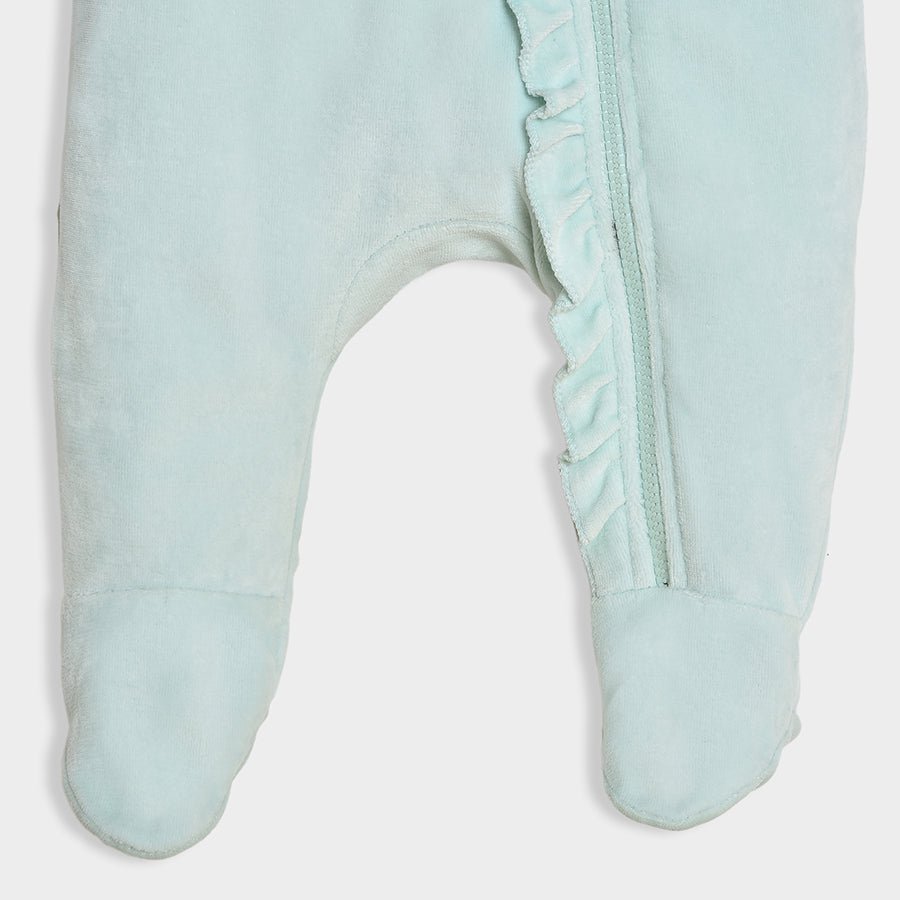 Bonjour Croissant Velour Sleepsuit Sleepsuit 5