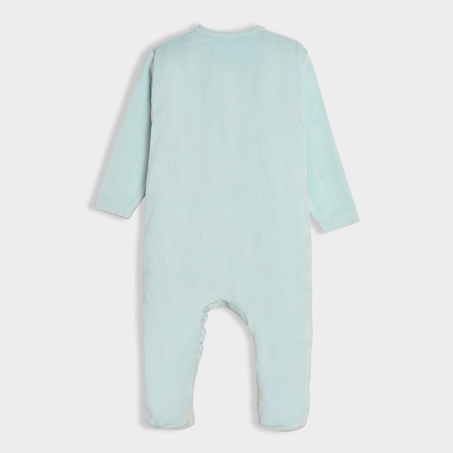 Bonjour Croissant Velour Sleepsuit Sleepsuit 3