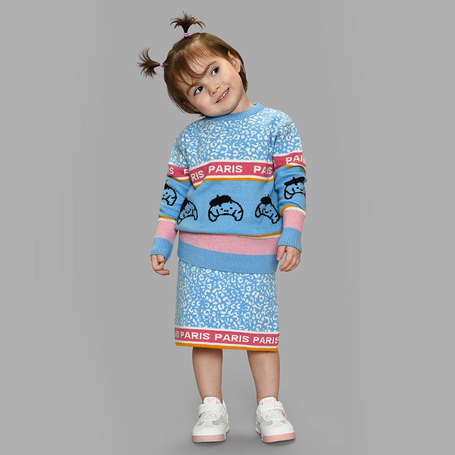 Bonjour Fuzzy Sweater & Skirt Set Skirt - Shirt/T-Shirt Set 10