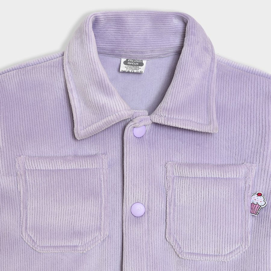 Bonjour Orchid Solid Winter Shirt Shirt 4