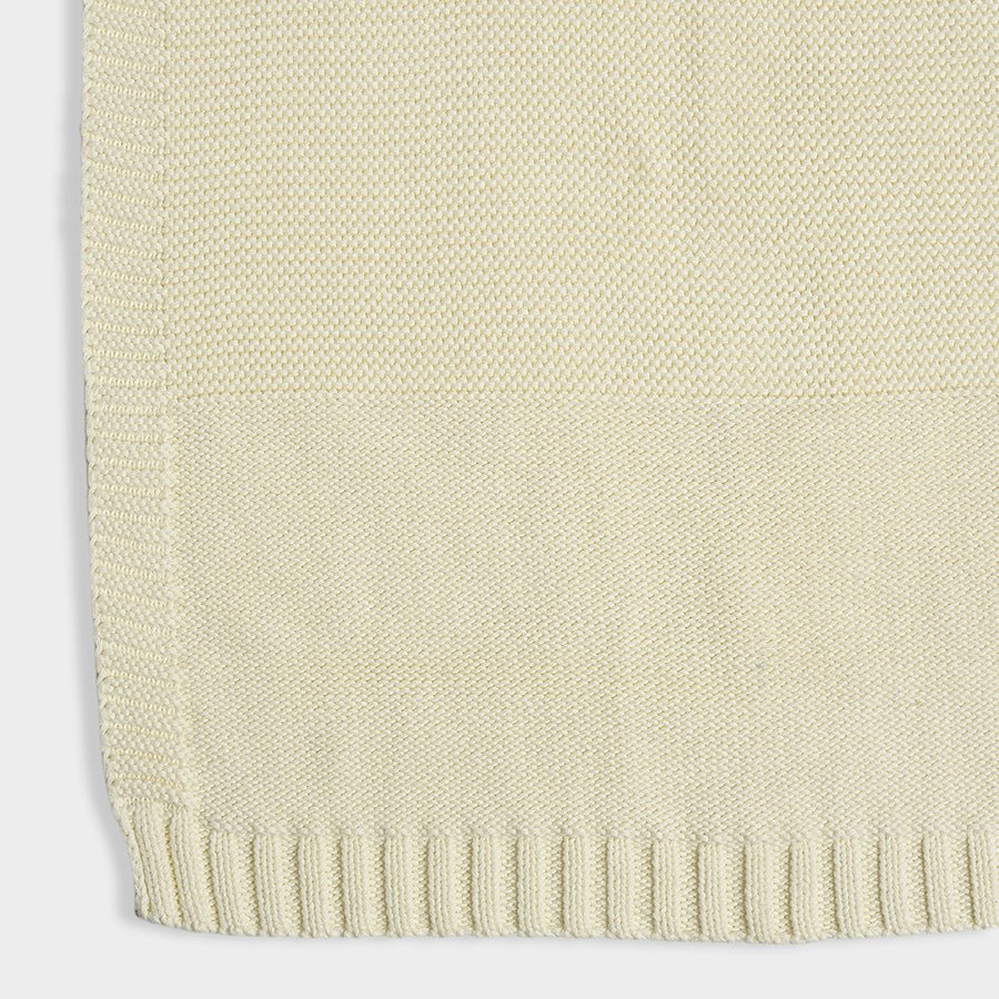 Bonjour Pearl Knitted Blanket Cream Blanket 8