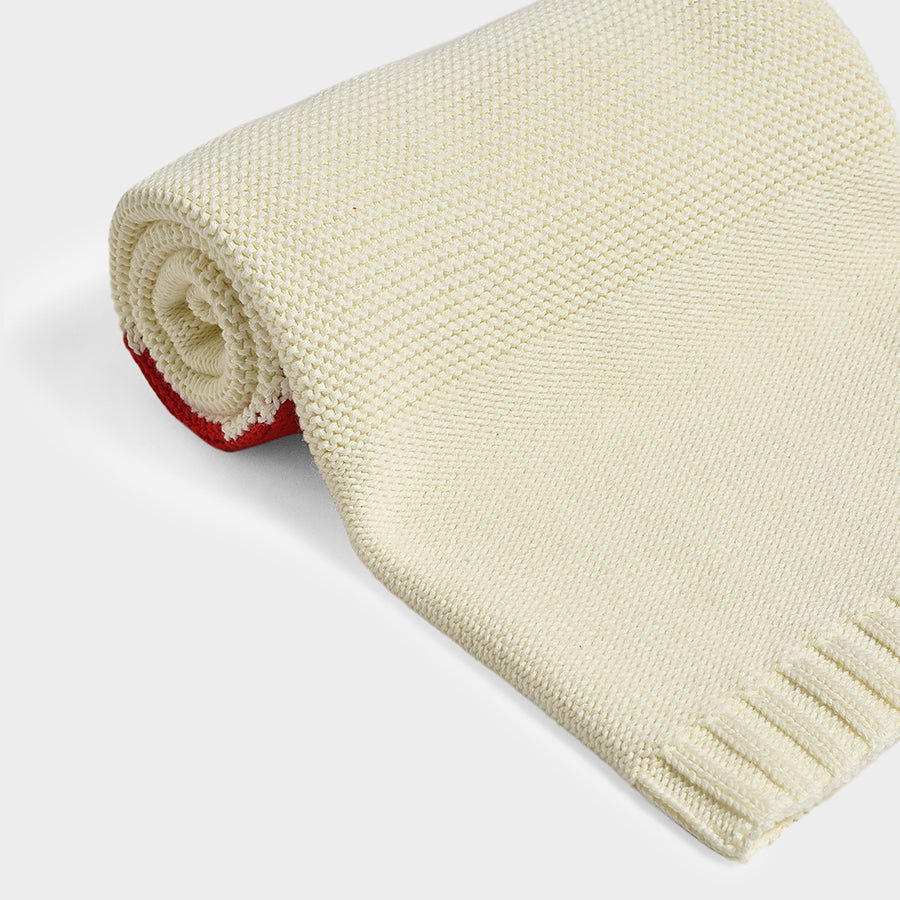 Bonjour Pearl Knitted Blanket Cream Blanket 12