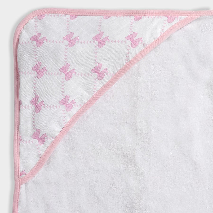 Bonjour Pink Hooded Towel Hooded Towel 5