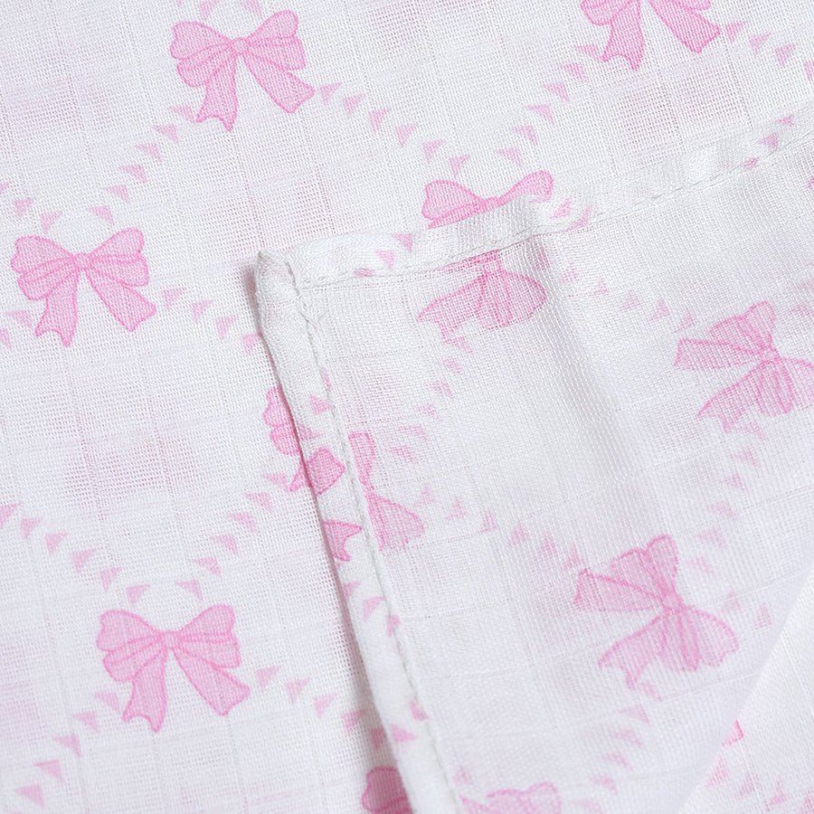 Bonjour Pink Muslin Wrap Wrap 7