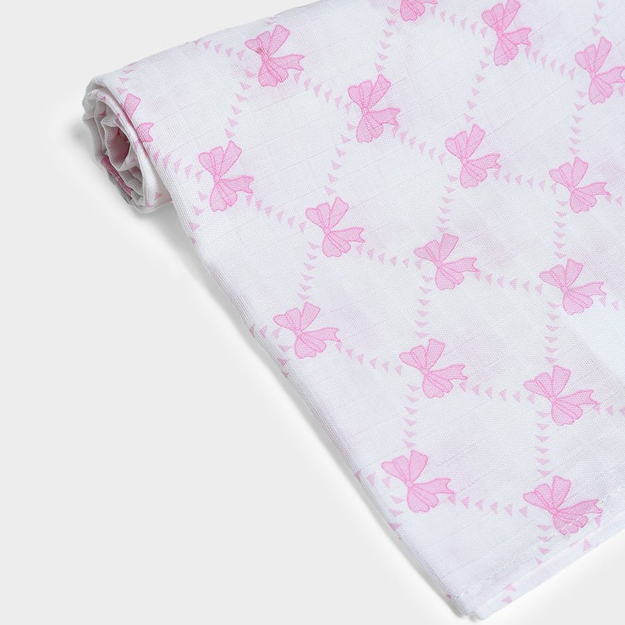 Bonjour Pink Muslin Wrap Wrap 8