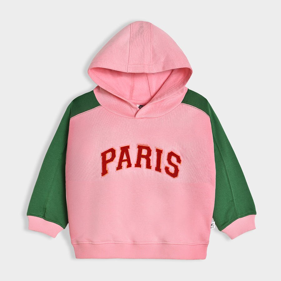 Bonjour Rouge Patch Work Sweatshirt Sweatshirt 1