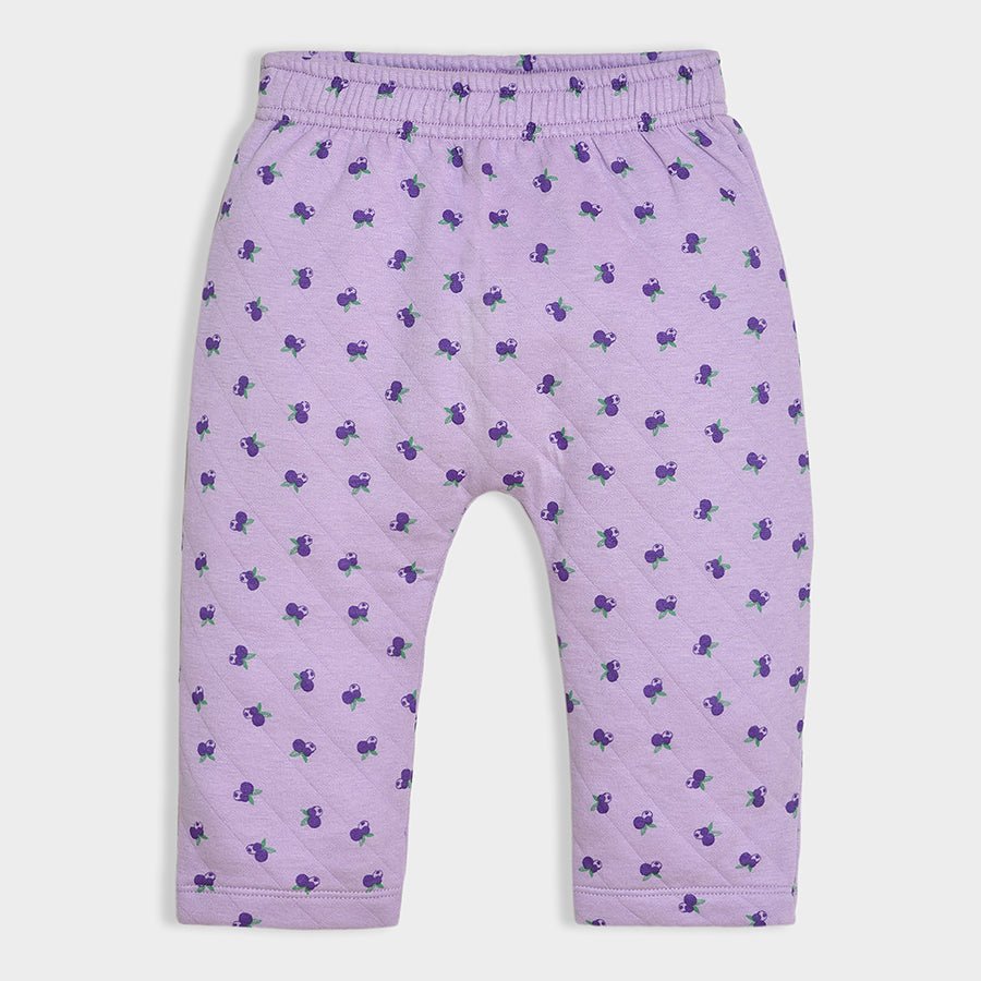 Bounjour Lilac Wrapover Top & Pajama Set Wrapover T-Shirt - Pyjama Set 7