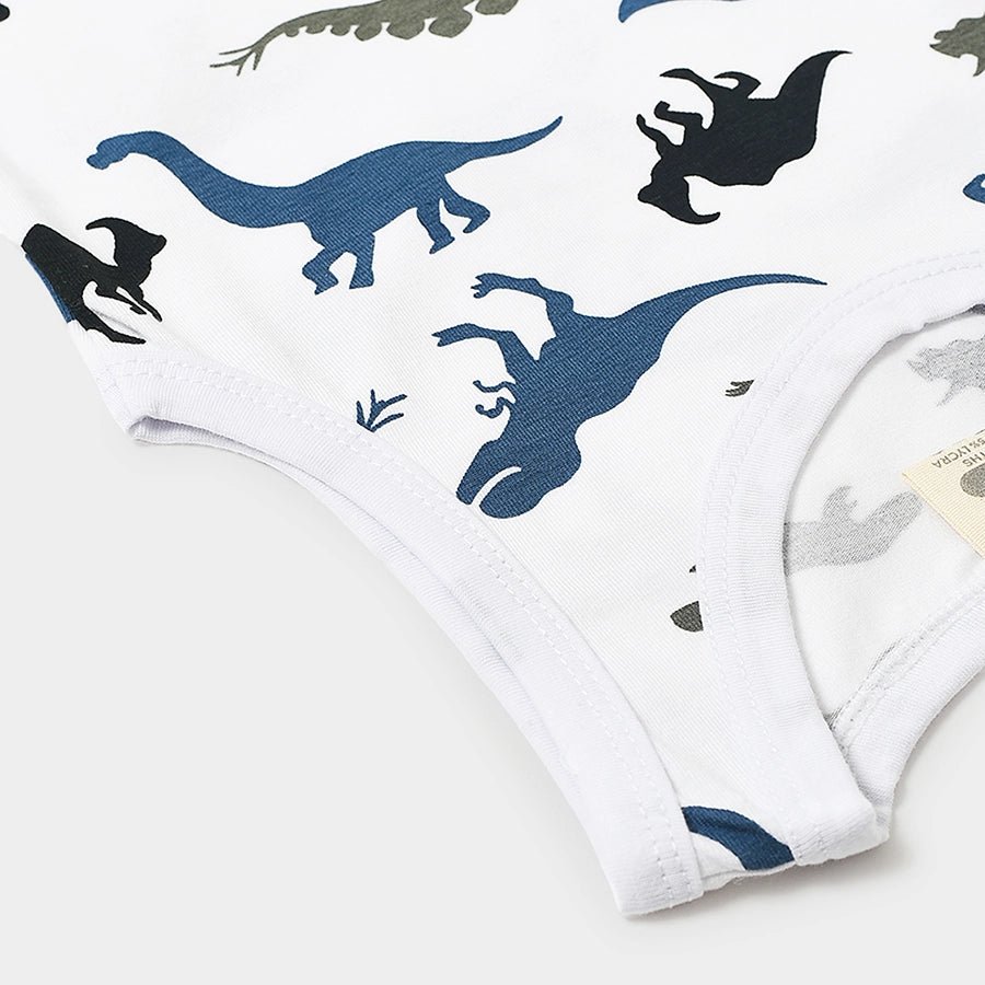 Boys Dino Print Shorts and Vest Set Shorts - Vest Set 6