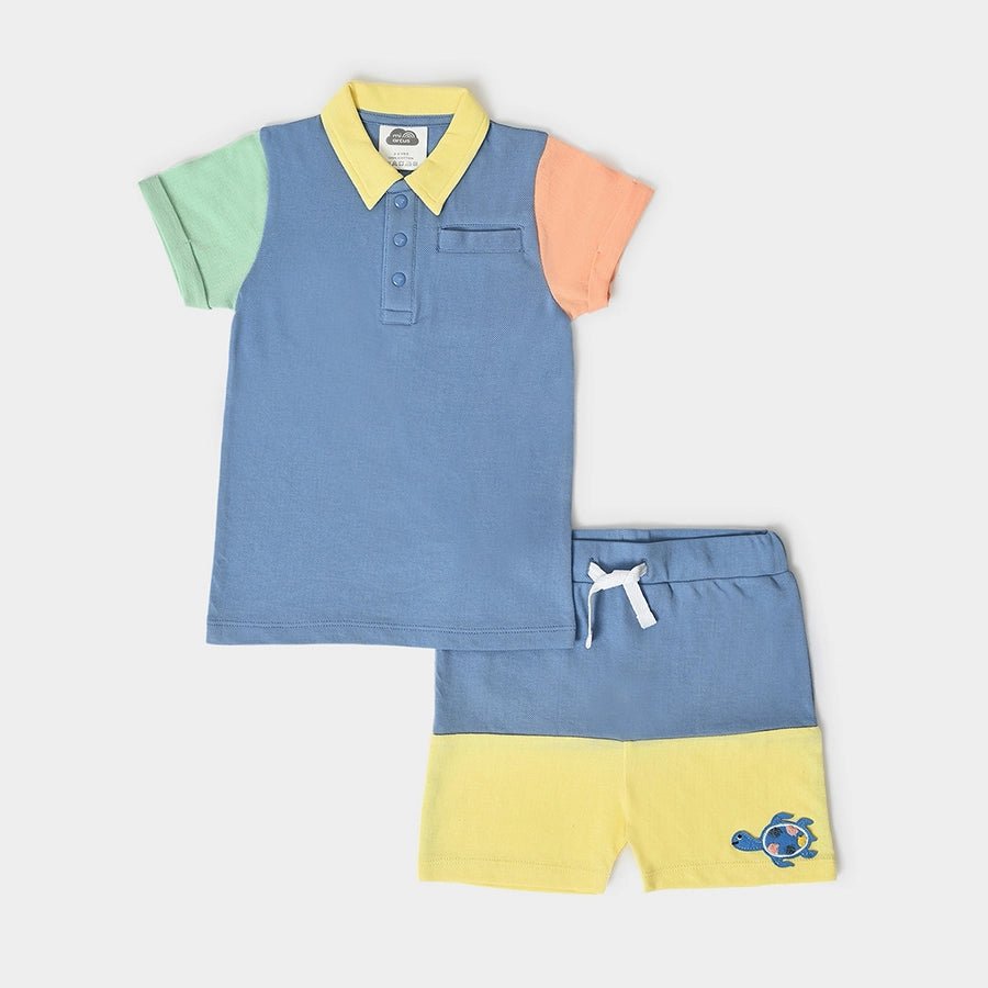 Boys Polo T - shirt and Shorts Set Clothing Set 1