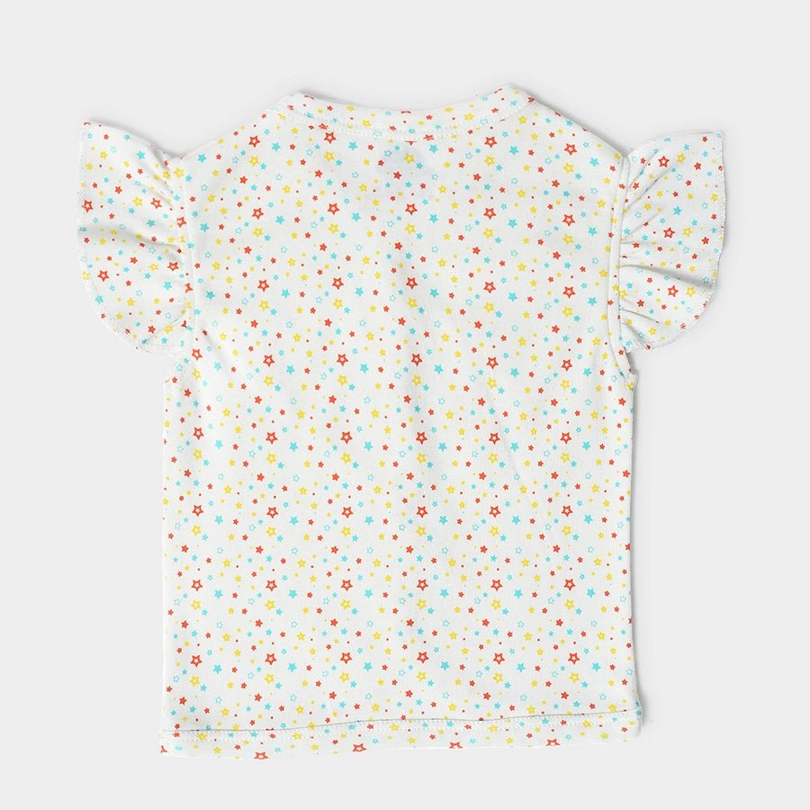 Buddy Girls Half Sleeve Tee - Pack of 3 Half Sleeve T-Shirt 3