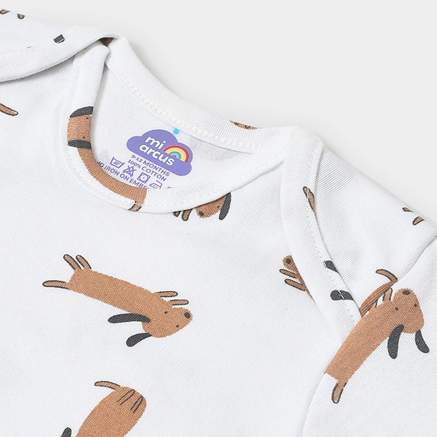 Buddy Kids Printed Romper - Pack of 2 Romper 7