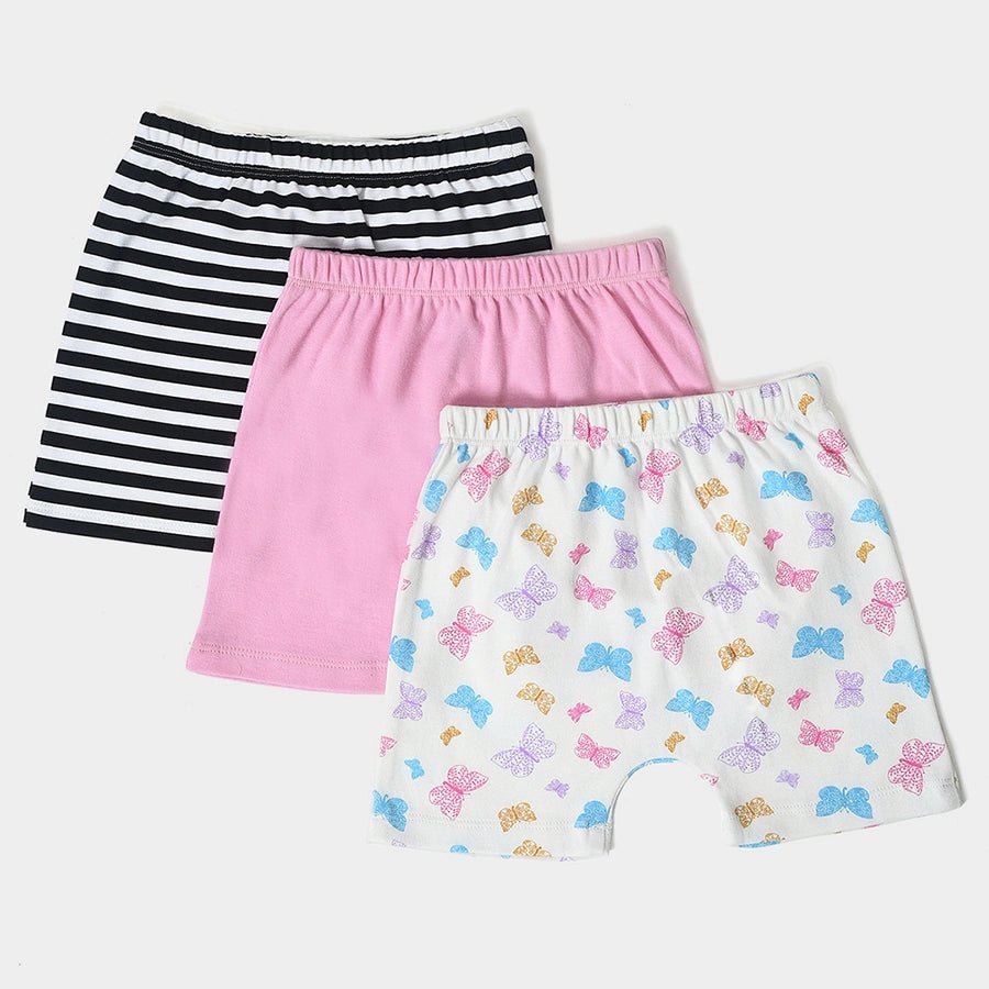 Buddy Kids Printed Shorts - Pack of 3 Shorts 1