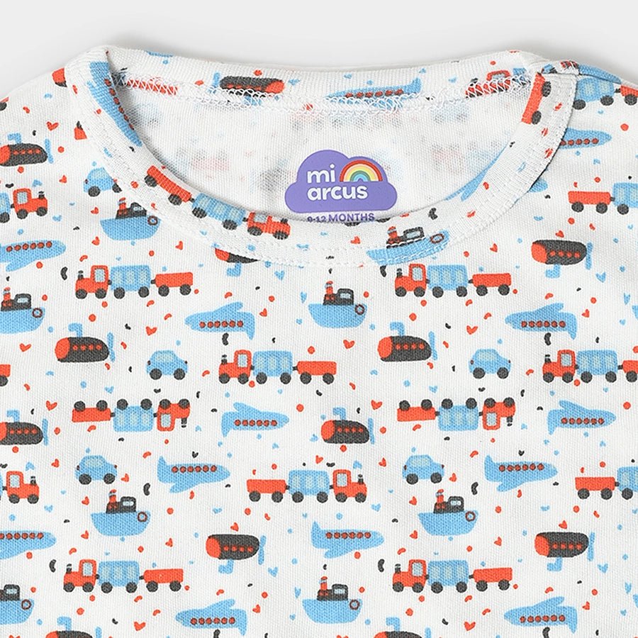 Buddy Kids Printed Vest - Pack of 3 Vest 4