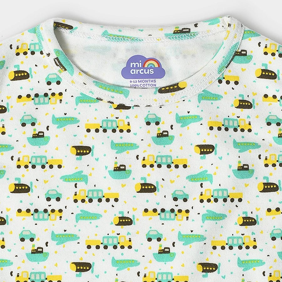 Buddy Kids Printed Vest - Pack of 3 Vest 7