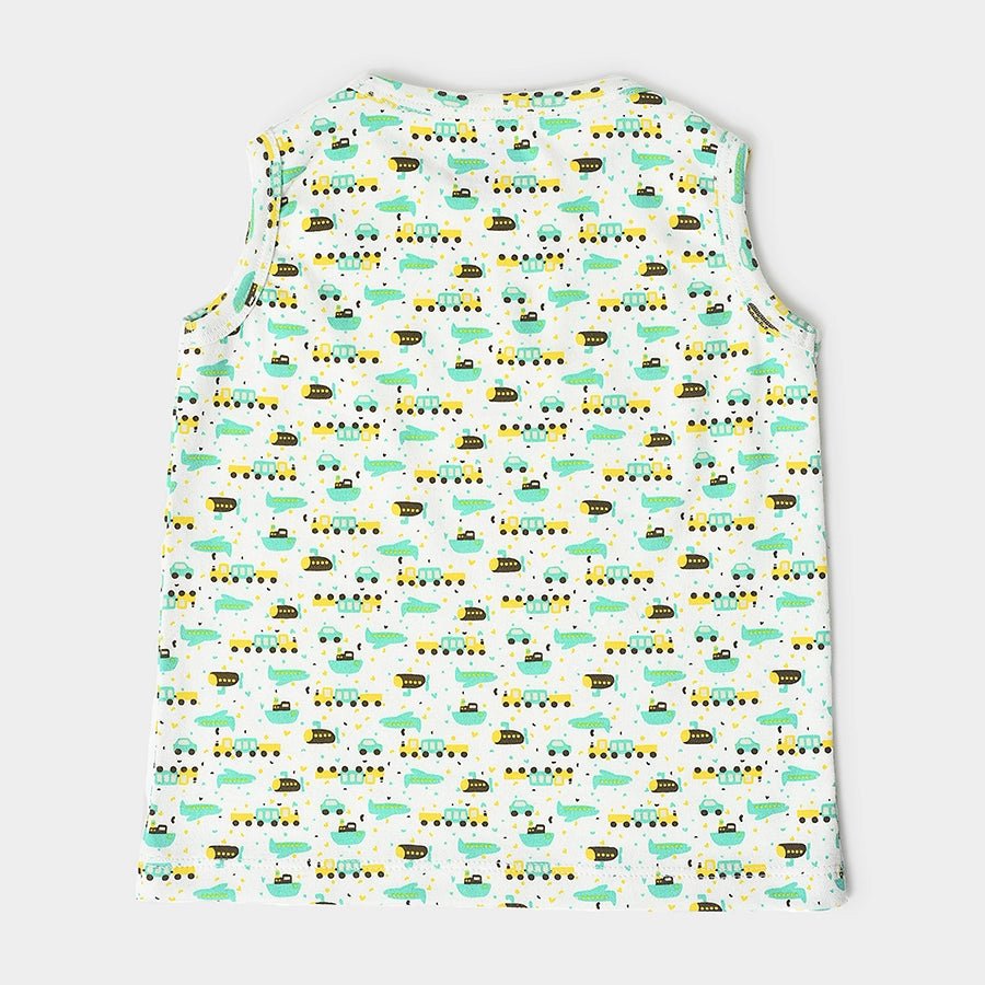 Buddy Kids Printed Vest - Pack of 3 Vest 6