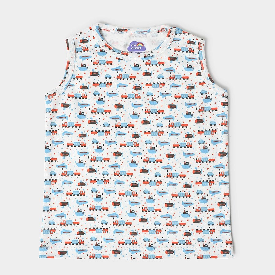 Buddy Kids Printed Vest - Pack of 3 Vest 2