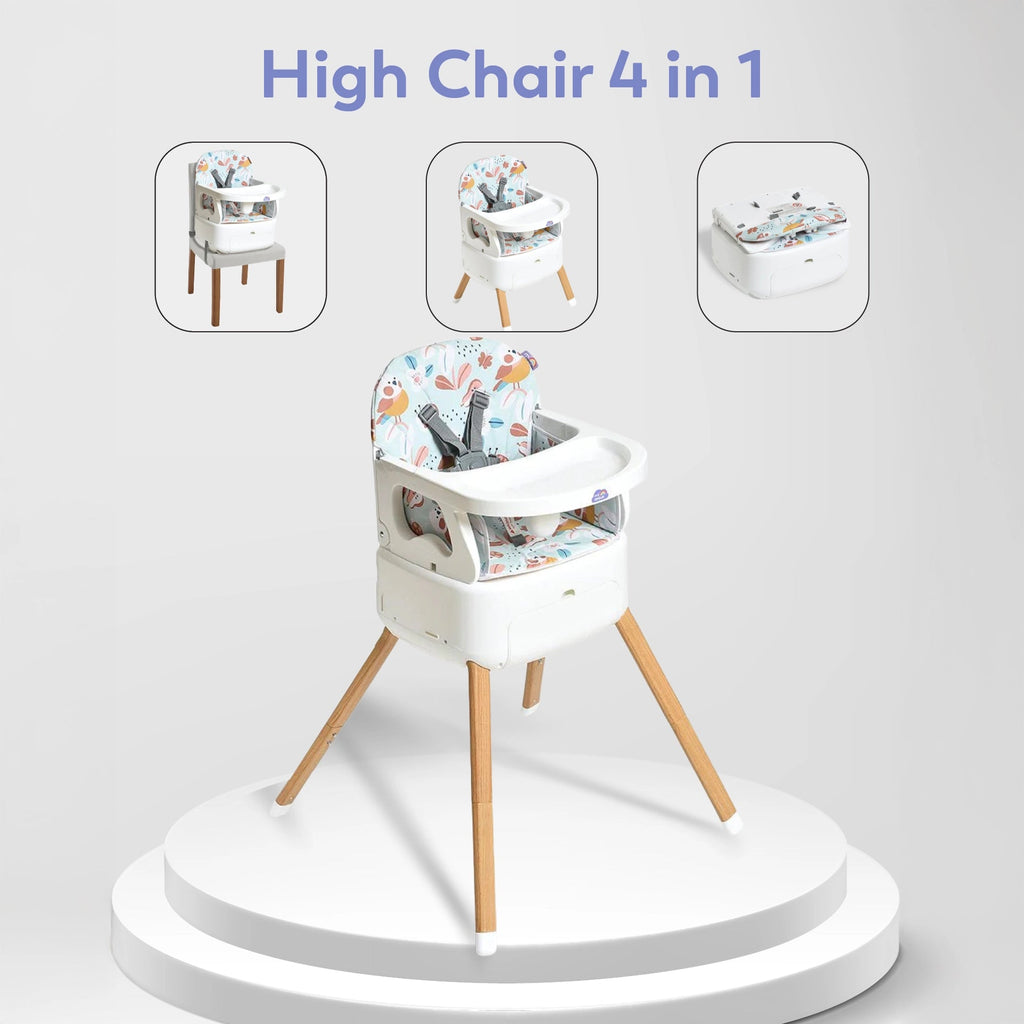 Cuddle Baby High Chair 4 in 1 Bright White High Chair 3