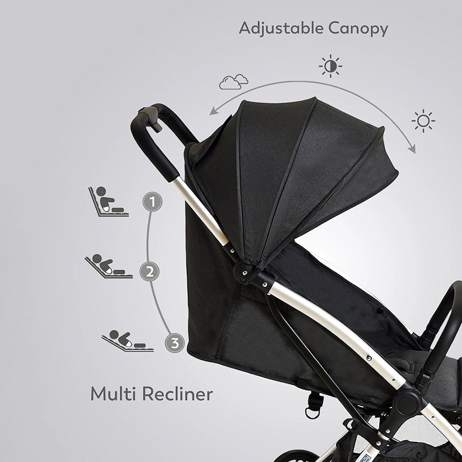 Cuddle Baby Stroller Black Stroller 3