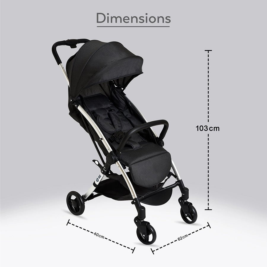 Cuddle Baby Stroller Black Stroller 18