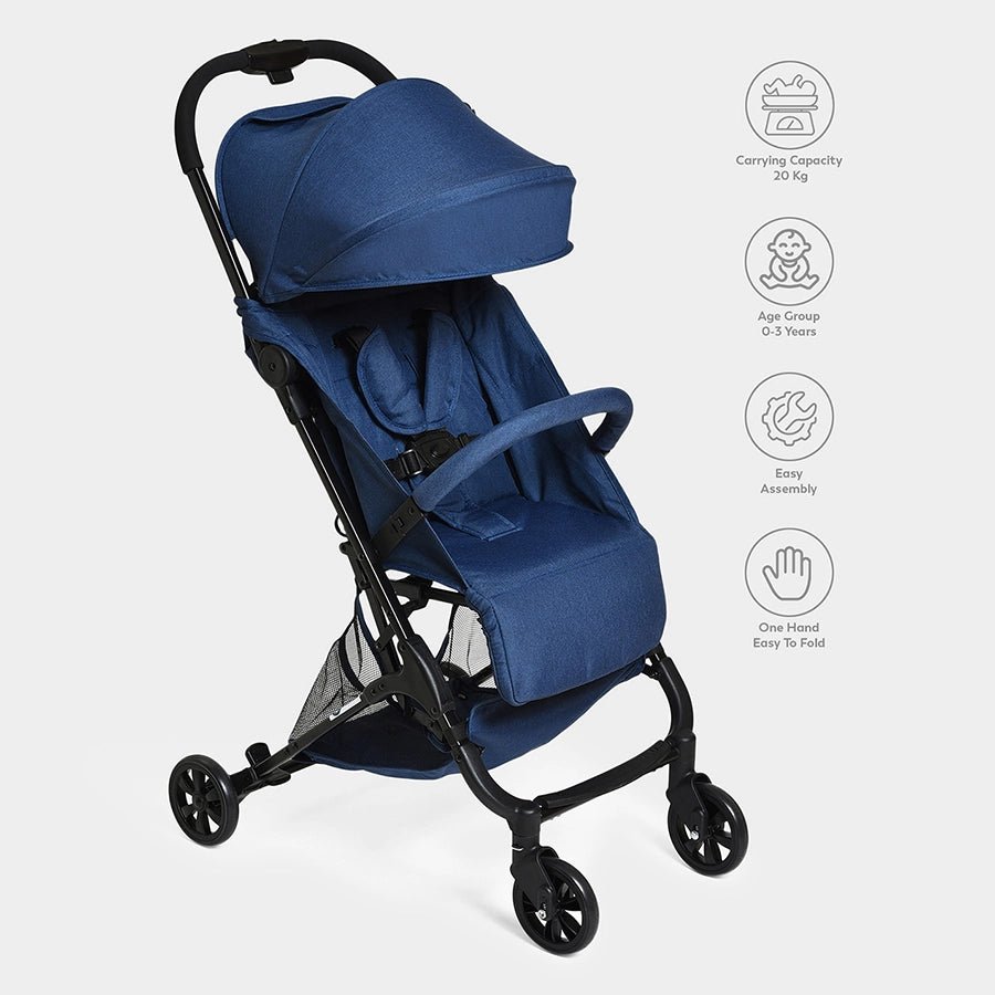 Cuddle Baby Stroller Blue Stroller 6